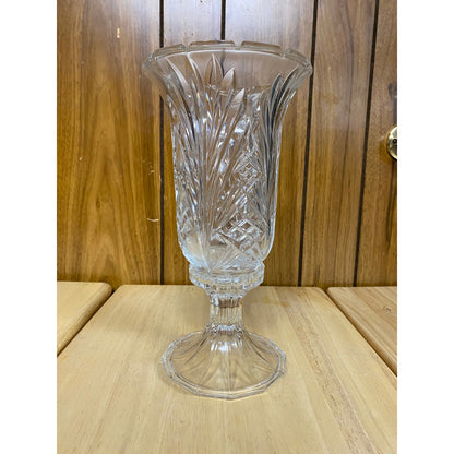 Set of Towle Crystal Candle Stick Holders w/ Hurricane