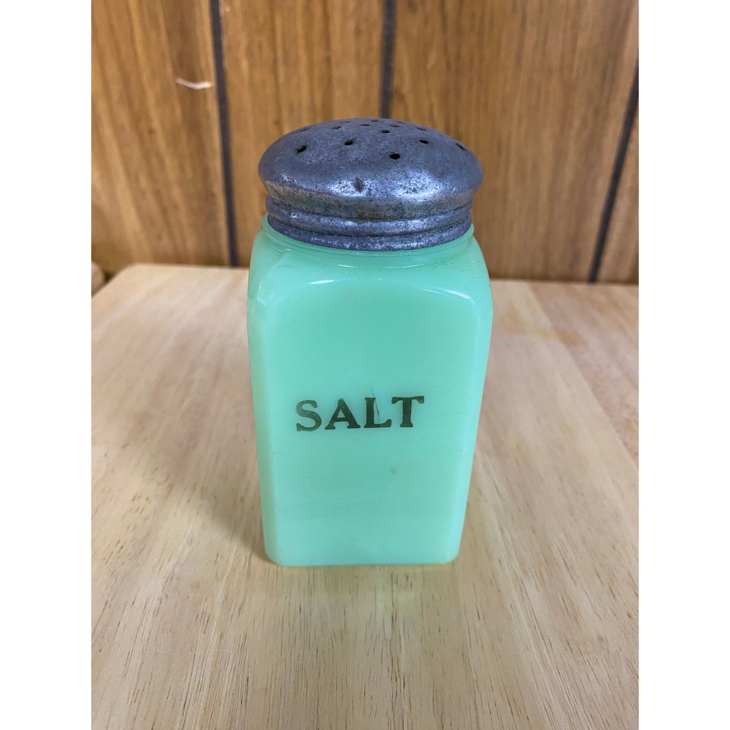 Jadite by McKee Salt Shaker