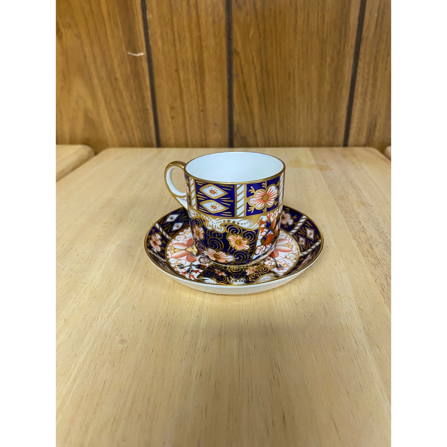 1927 Royal Crown Derby Imari 2451 Espresso Cup & Saucer