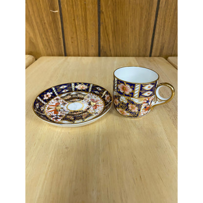 1927 Royal Crown Derby Imari 2451 Espresso Cup & Saucer