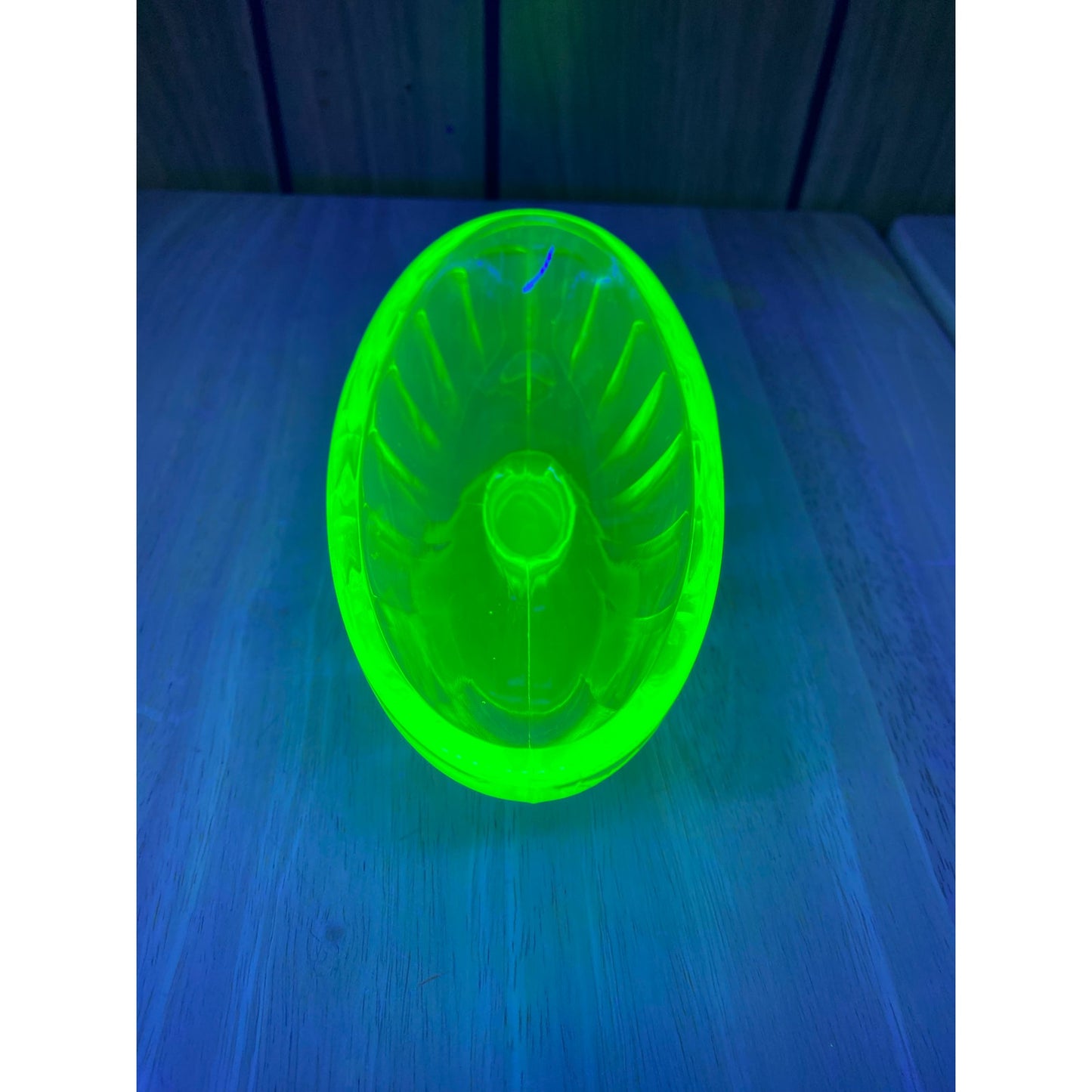 Uranium Glass Banana Split Bowl