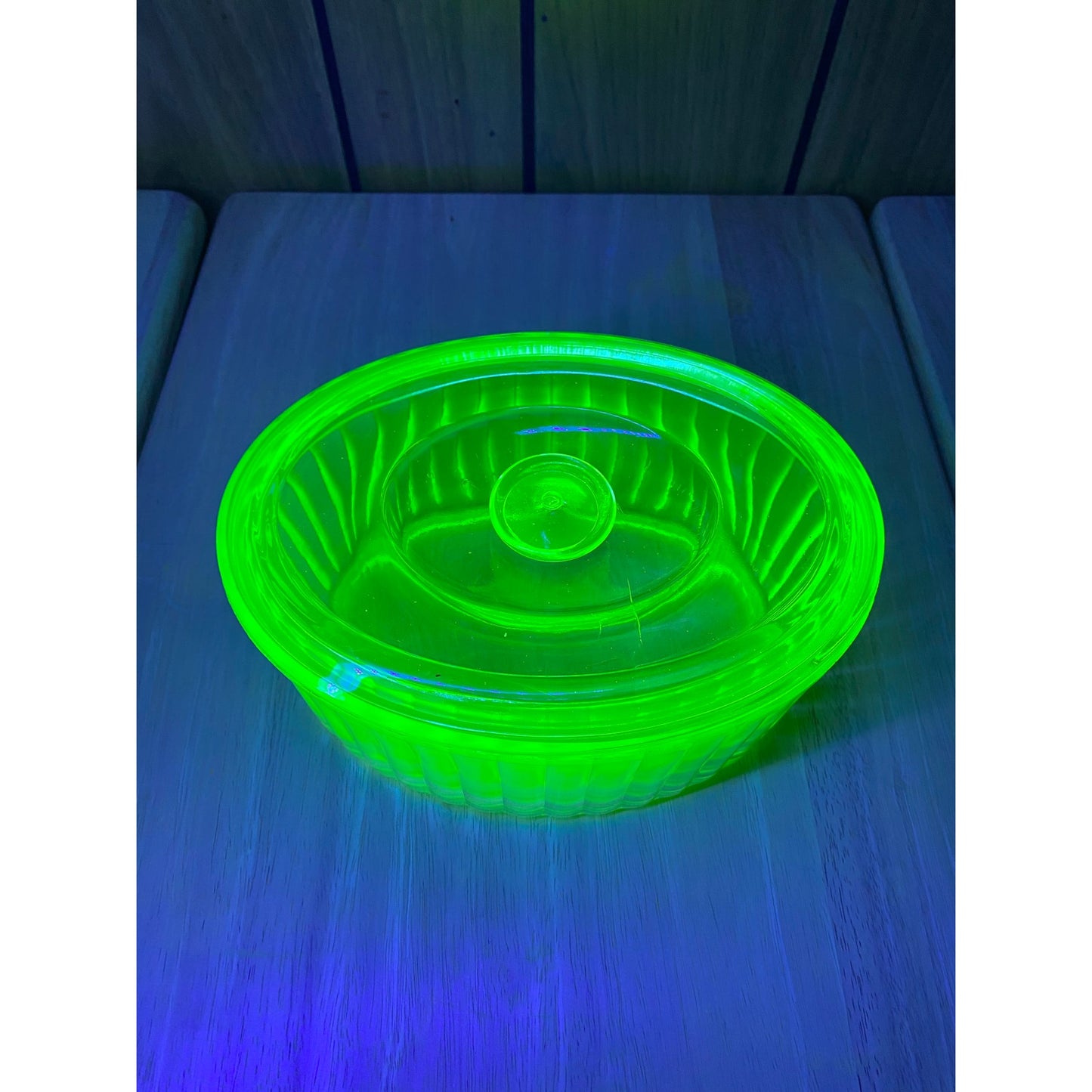 Uranium Glass 1930s by Anchor Hocking