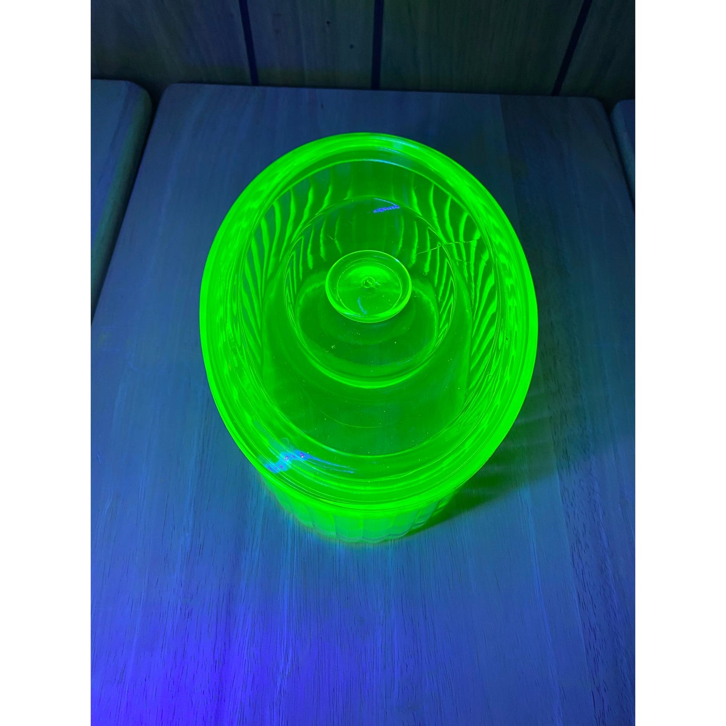 Uranium Glass 1930s by Anchor Hocking