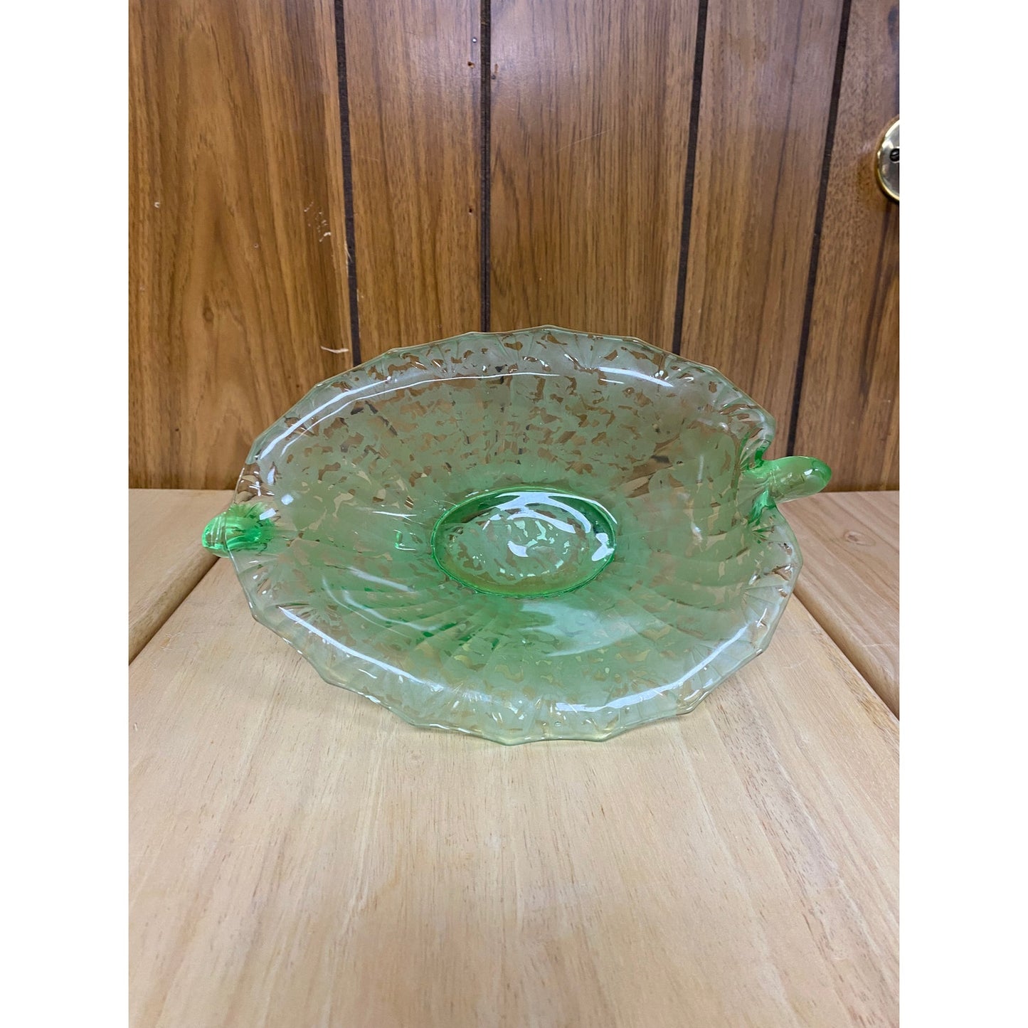 Oval Crimped Bowl Ming Rose by Fenton