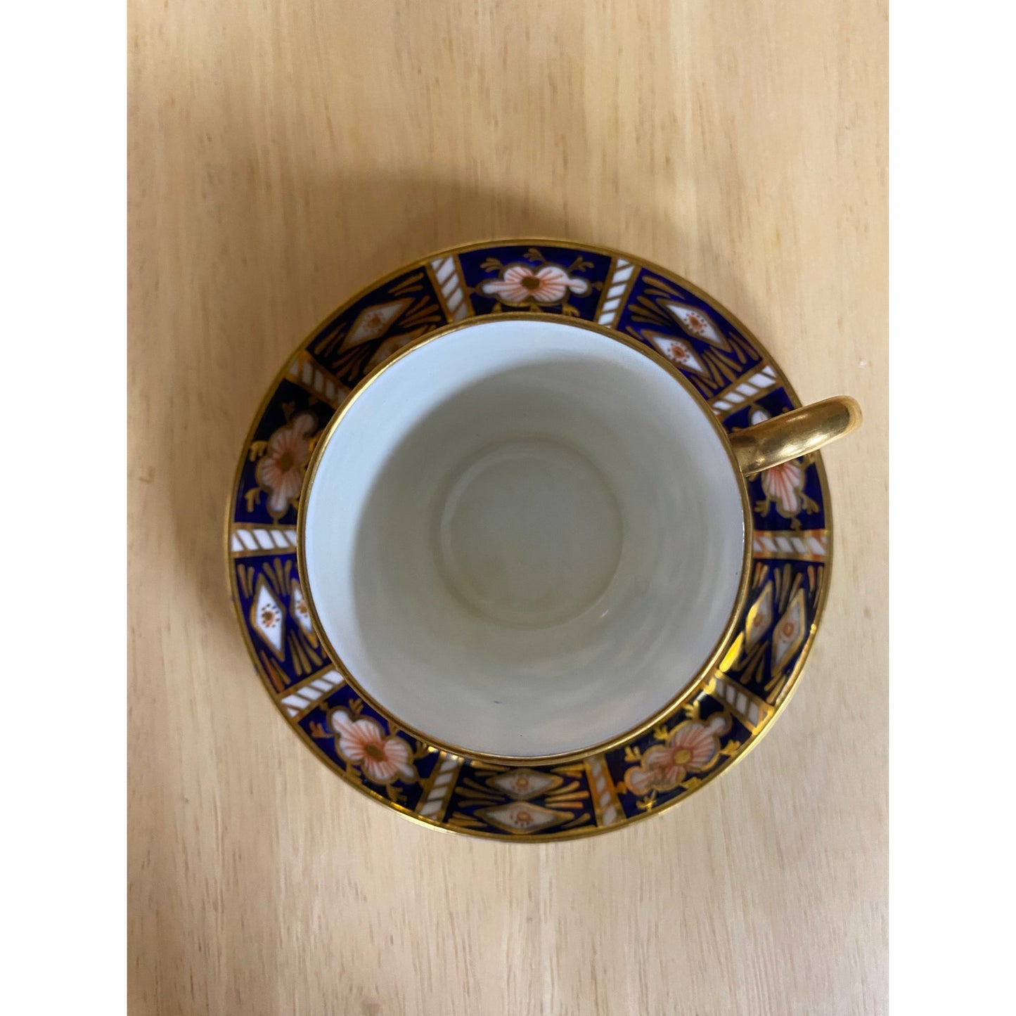 1927 Royal Crown Derby Imari 2451 Espresso Cup & Saucer