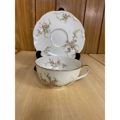 Rosalinde Flat Cup & Saucer by Haviland