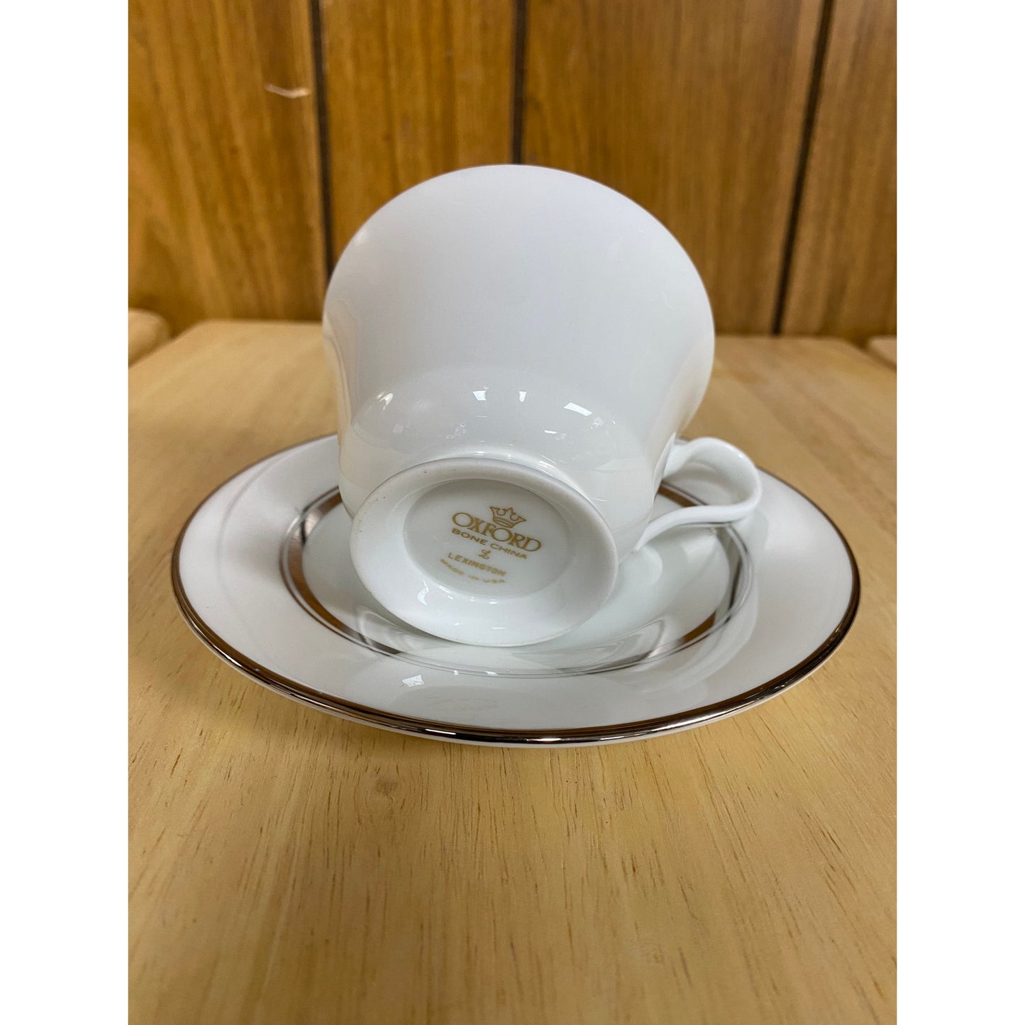 Oxford Footed Cup and Saucer Lexington