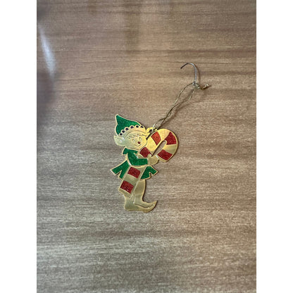 Vintage 24k plated Christmas ornament