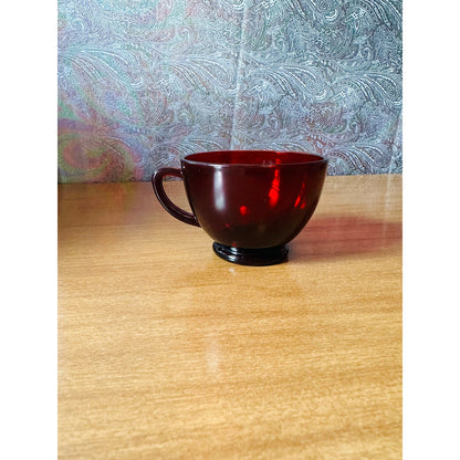 Vintage Anchor Hocking Royal Ruby snack/punch cup