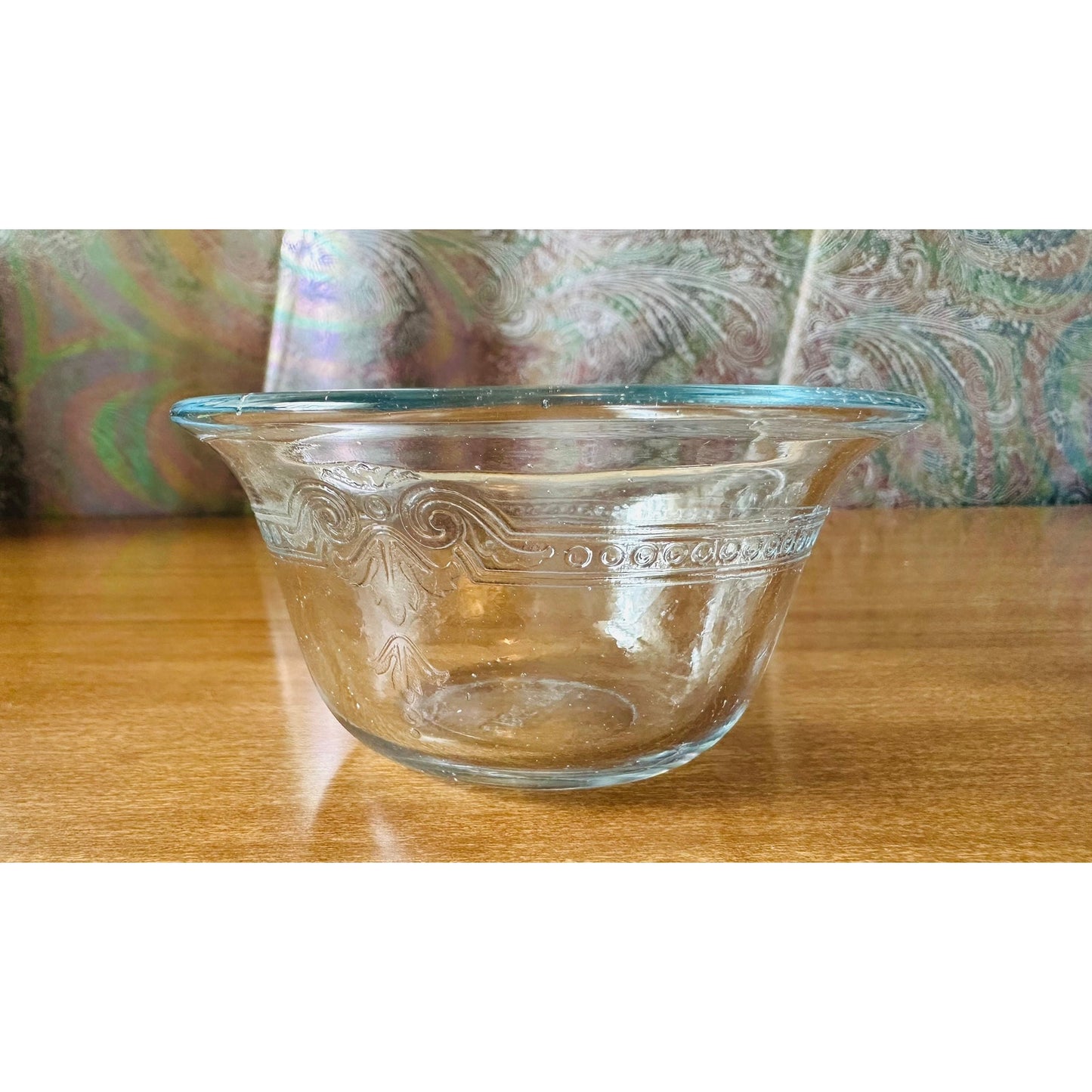 Vintage Fire king blue sapphire custard cup