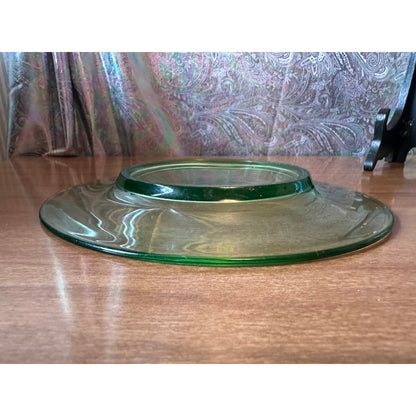 Vintage 7 3/8” uranium glass plate