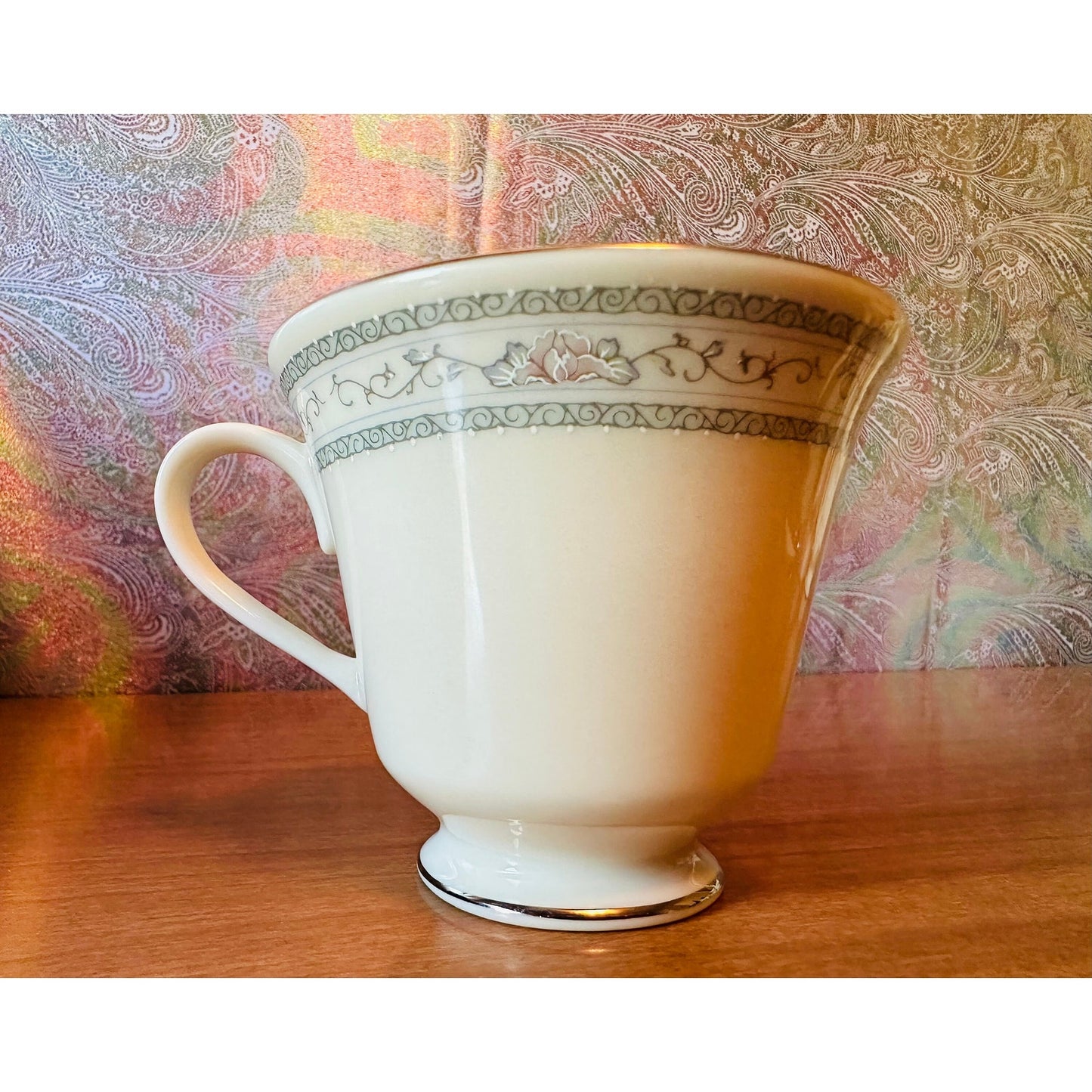 Vintage 3 1/8” footed cup Charleston by Lenox