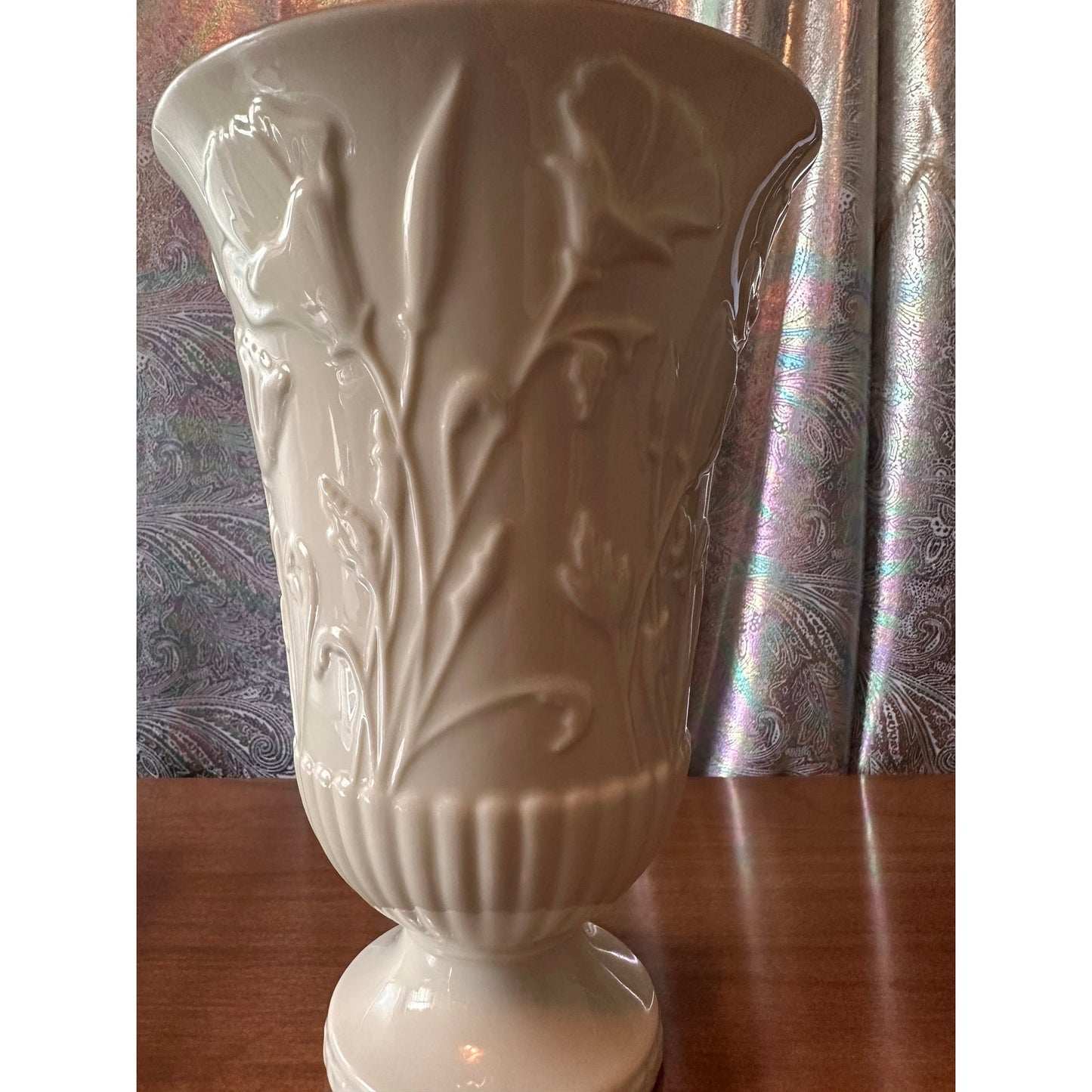 Lenox raised poppies Vase