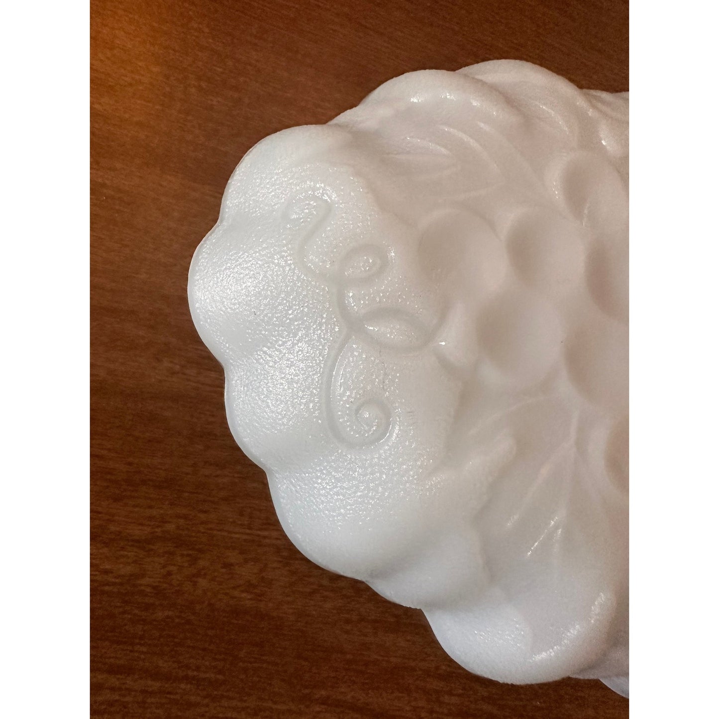 Hazel Atlas Milk glass candy or relish dish