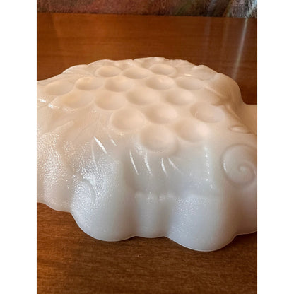 Hazel Atlas Milk glass candy or relish dish