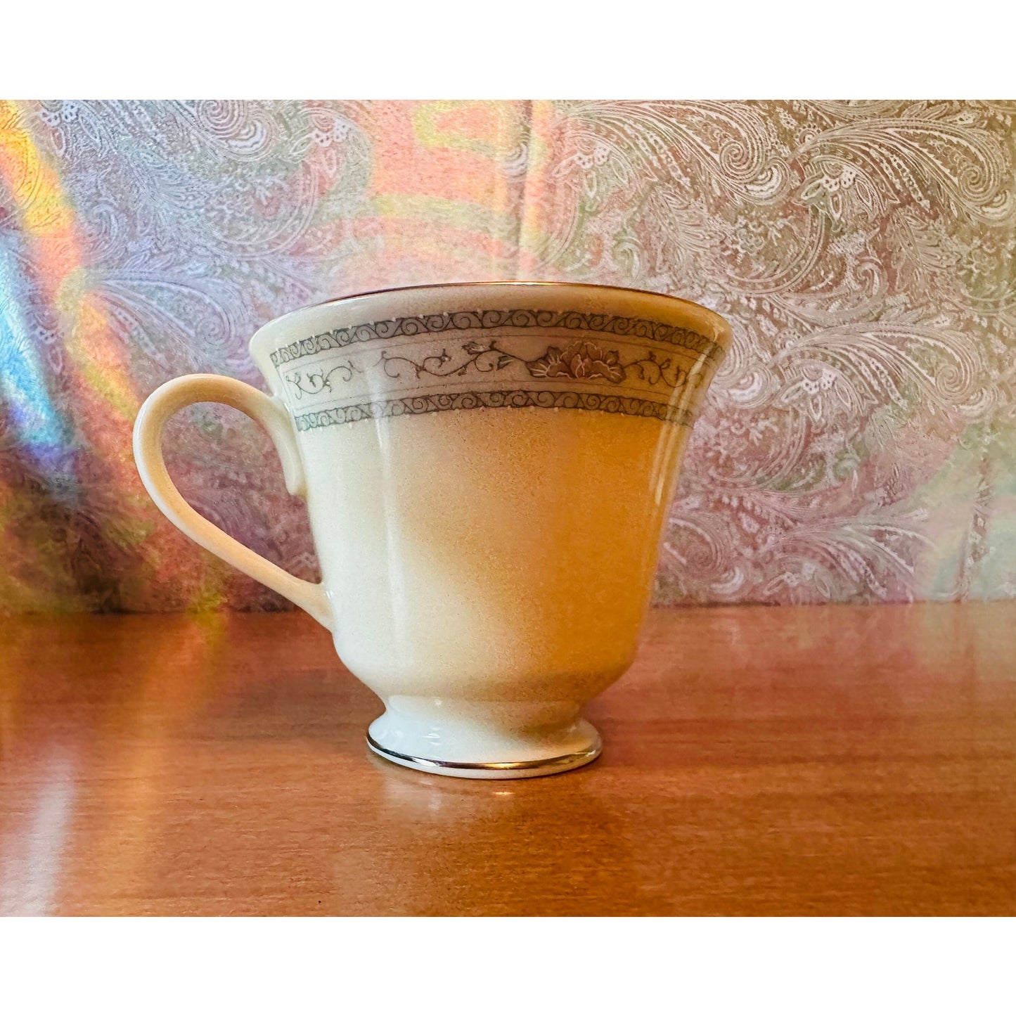 Vintage 3 1/8” footed cup Charleston by Lenox