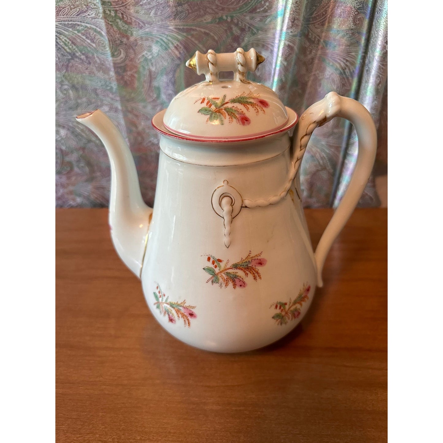 Haviland Moss Rose Coffee Pot & Lid