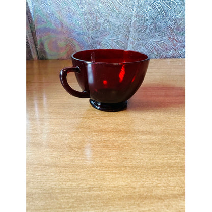 Vintage Anchor Hocking Royal Ruby snack/punch cup