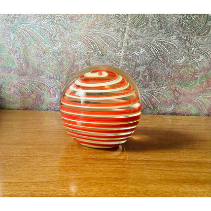 Vintage Arte Murano IceT paperweight