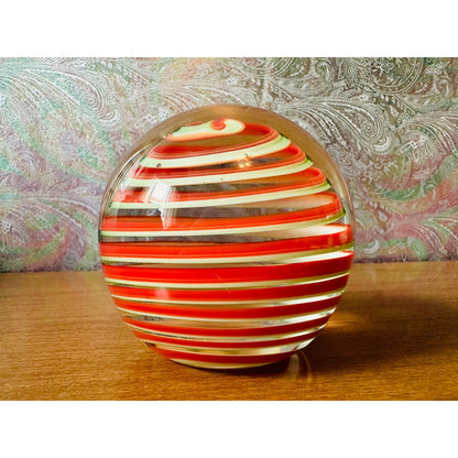 Vintage Arte Murano IceT paperweight