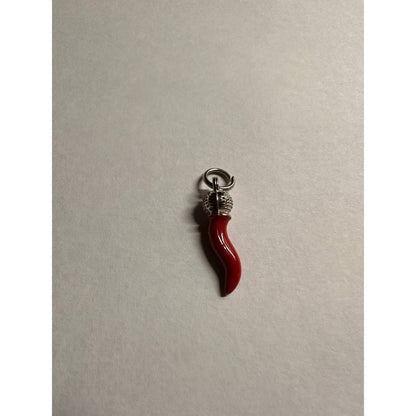 small red Italian horn charm