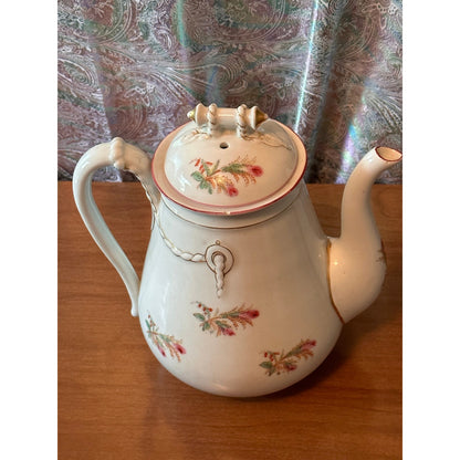 Haviland Moss Rose Coffee Pot & Lid