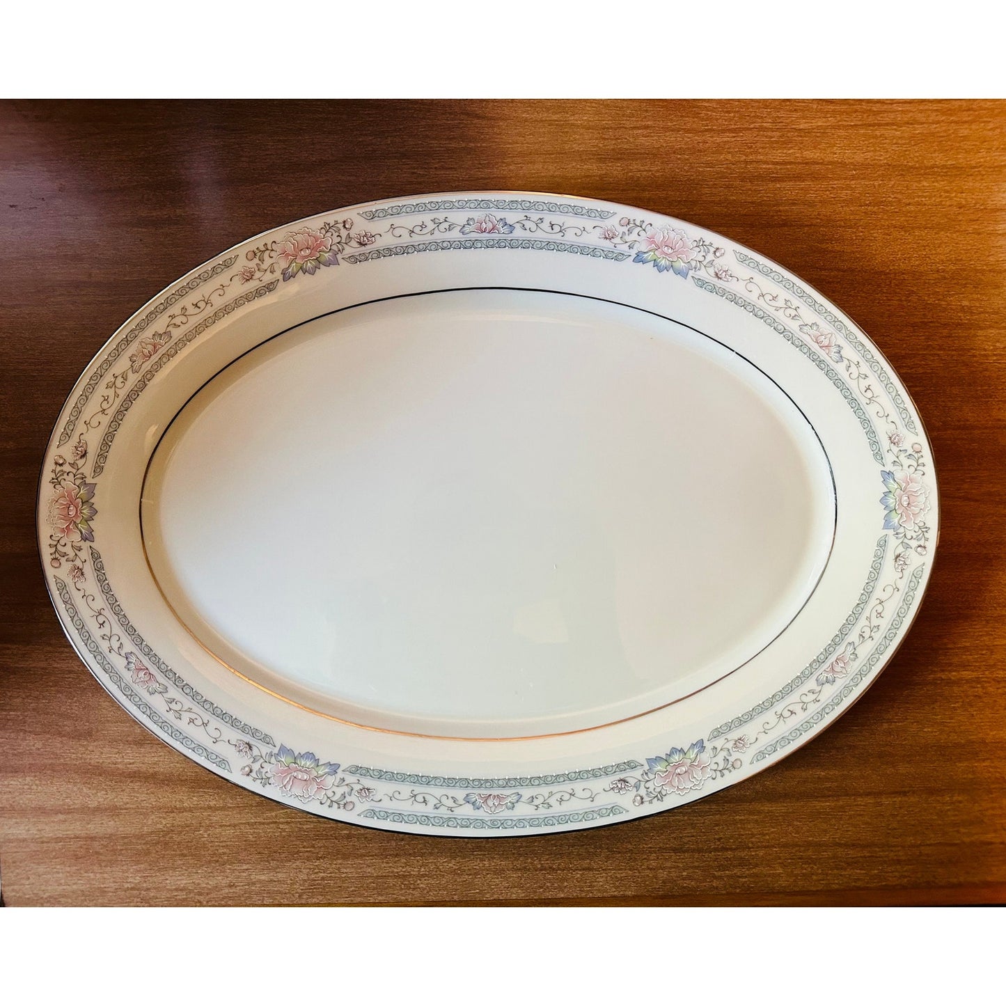 Vintage 16” Oval platter Charleston by Lenox