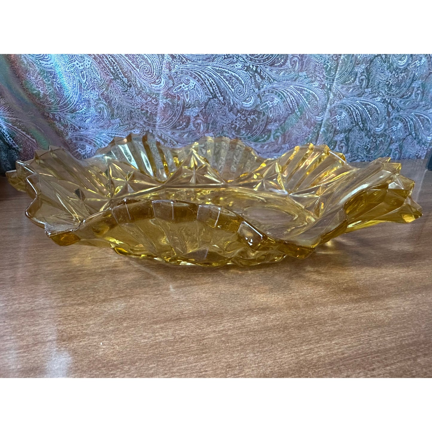 Vintage 11” Federal glass platter