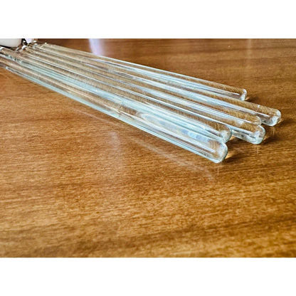 6 Vintage Anchor Hocking glass stirrers