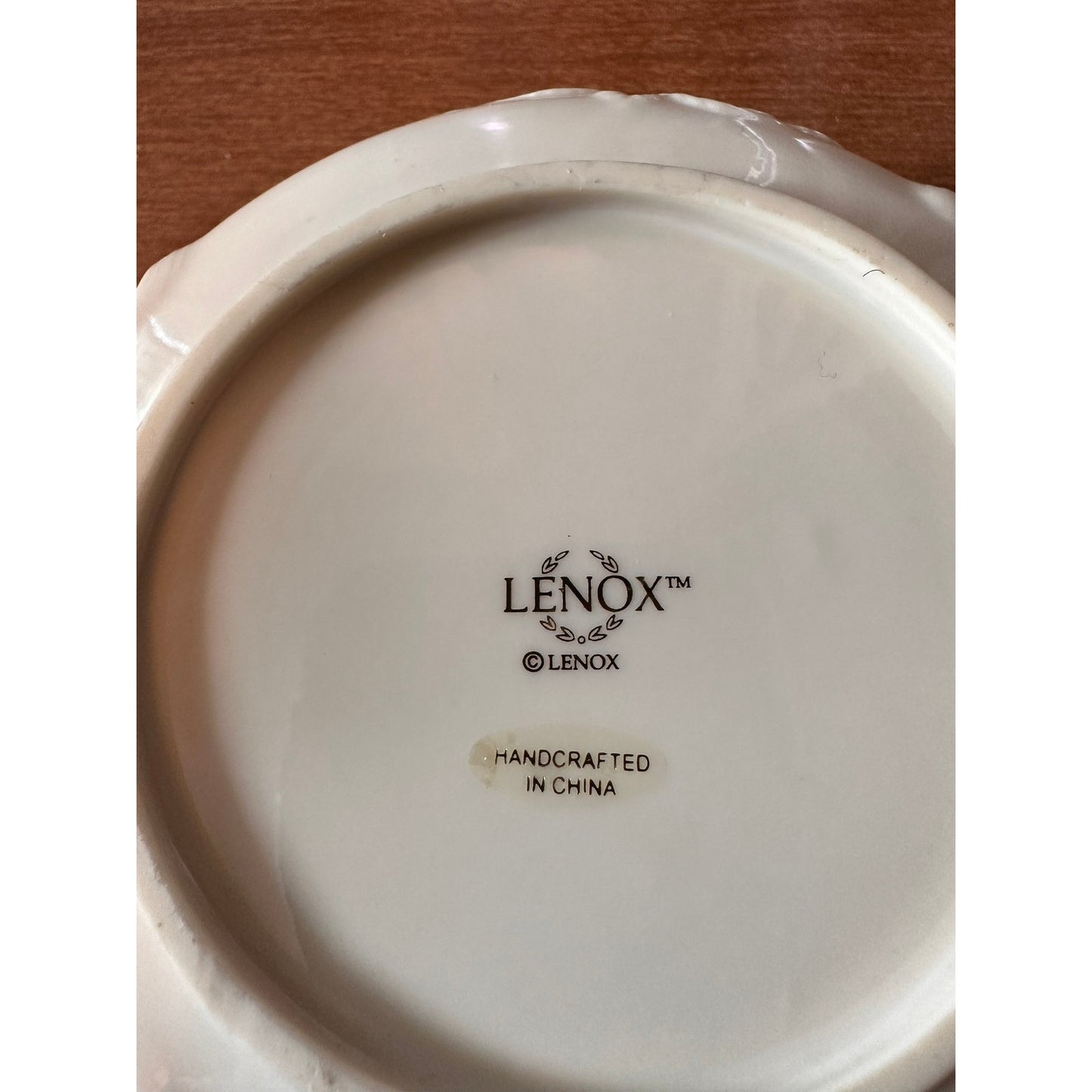 Lenox Blossom bowl with gold trim