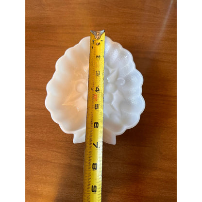 Hazel Atlas Milk glass candy or relish dish