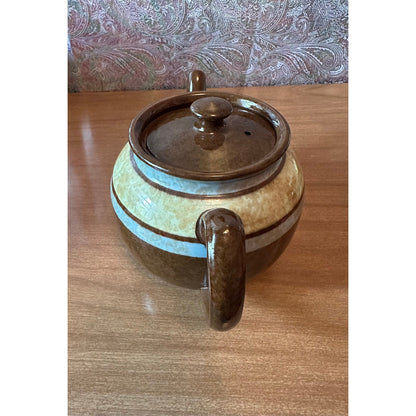 Vintage Brown green/blue Sadler teapot