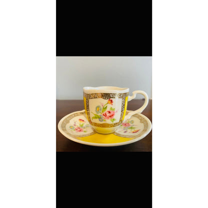 Vintage 1985 Avon European Tradition cup and saucer Collection Germany Circa 1700