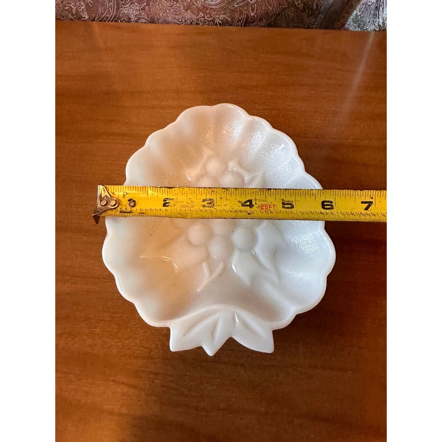 Hazel Atlas Milk glass candy or relish dish