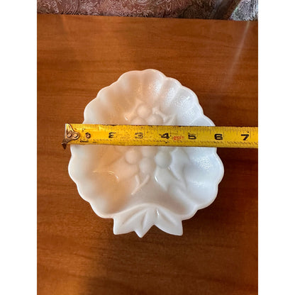 Hazel Atlas Milk glass candy or relish dish