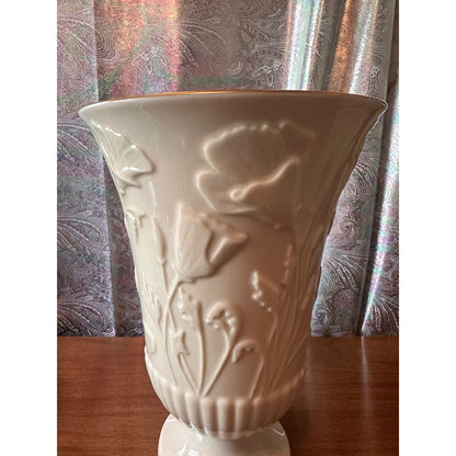 Lenox raised poppies Vase