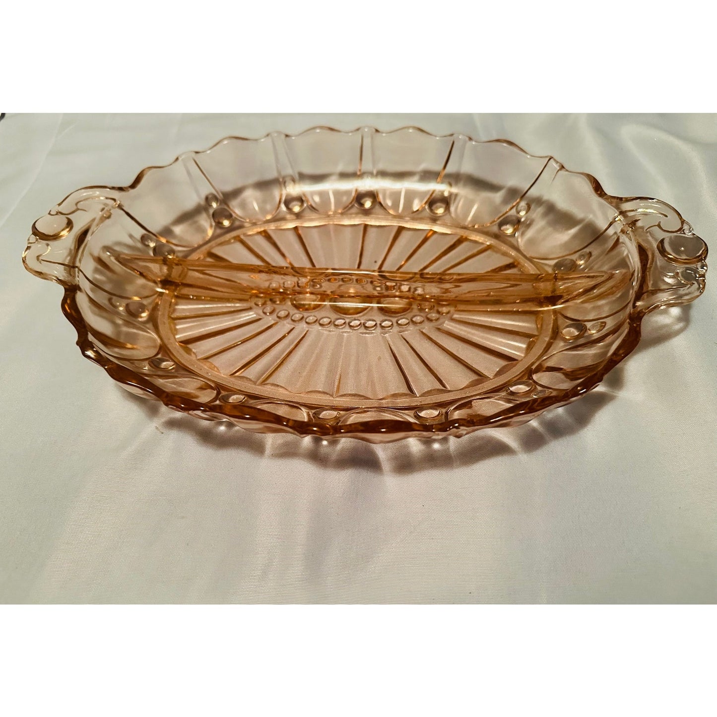 Vintage Anchor Hawking pink oyster and pearl relish dish