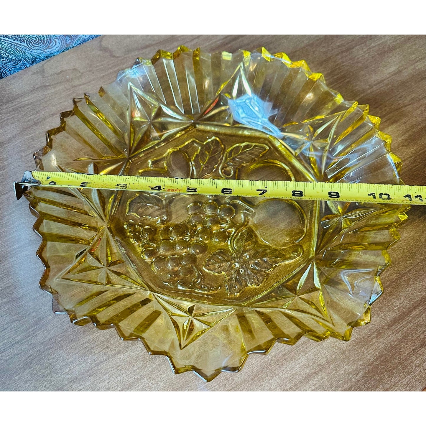 Vintage 11” Federal glass platter